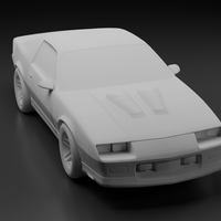 Chevrolet Camaro 1990 – Classic American Muscle Car STL File for 3D Printing - Thumbnail 5