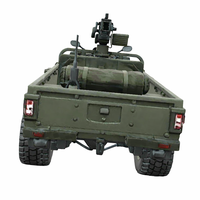 Military Tactical Trike Bike 3D Model - Thumbnail 4
