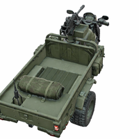Military Tactical Trike Bike 3D Model - Thumbnail 6