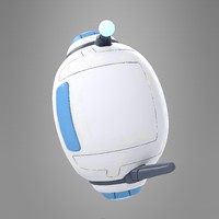 Cute Futuristic Robot Character - Thumbnail 6