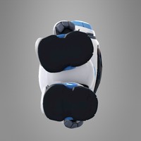 Cute Futuristic Robot Character - Thumbnail 8