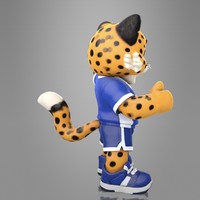 Cartoon Leopard Mascot - Thumbnail 3