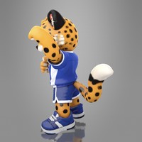 Cartoon Leopard Mascot - Thumbnail 5