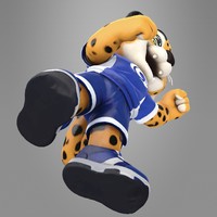 Cartoon Leopard Mascot - Thumbnail 7