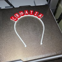 Tiara Croatia - football fan headband - Thumbnail 1