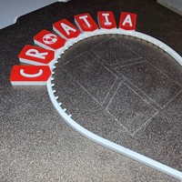 Tiara Croatia - football fan headband - Thumbnail 2