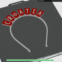 Tiara Croatia - football fan headband - Thumbnail 5