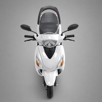 Modern White Electric Scooter - Thumbnail 6