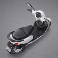 Modern White Electric Scooter - Thumbnail 7