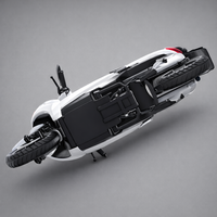 Modern White Electric Scooter - Thumbnail 8