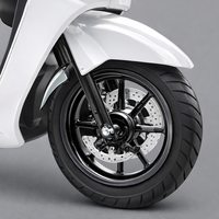 Modern White Electric Scooter - Thumbnail 10