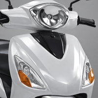 Modern White Electric Scooter - Thumbnail 11