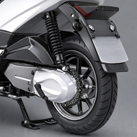 Modern White Electric Scooter - Thumbnail 12