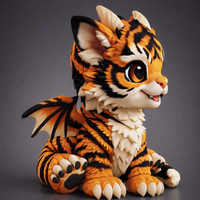 Cute Baby Tiger Dragon - Thumbnail 2