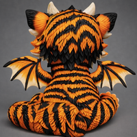 Cute Baby Tiger Dragon - Thumbnail 4