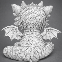 Cute Baby Tiger Dragon - Thumbnail 12