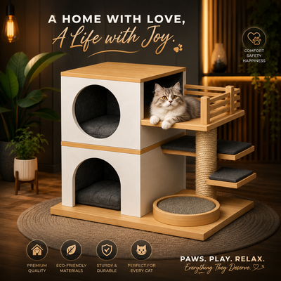 Modern Cat Tree House