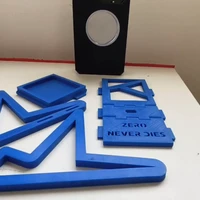 ZERO Stand - Folding Print-in-Place Stand with Secret Storage (Phone, Tablet, Laptop) - Thumbnail 8