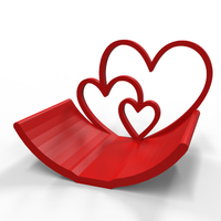 Heart toilet roll holder - Thumbnail 2