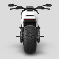 Futuristic Heavy-Duty Electric Motorcycle - Thumbnail 3