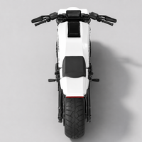 Futuristic Heavy-Duty Electric Motorcycle - Thumbnail 5