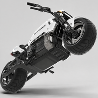 Futuristic Heavy-Duty Electric Motorcycle - Thumbnail 7