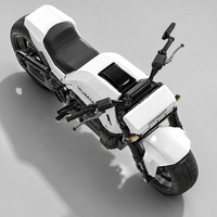 Futuristic Heavy-Duty Electric Motorcycle - Thumbnail 8