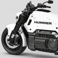 Futuristic Heavy-Duty Electric Motorcycle - Thumbnail 12