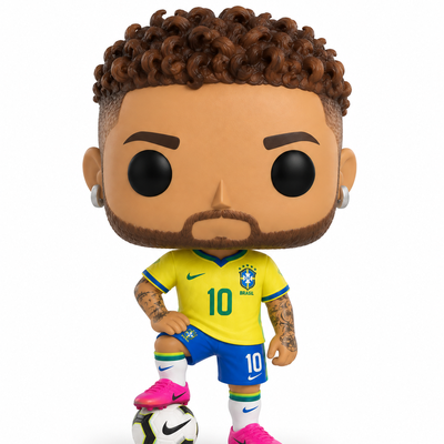 funko pop neymar jr 3d impressao