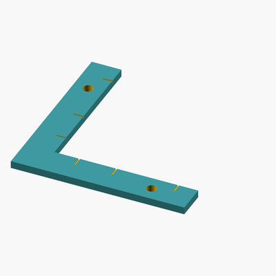 Sewlore Paper Pattern Tile Corner Datum Gauge