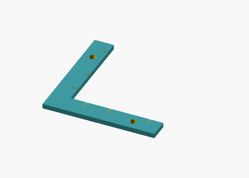 Sewlore Paper Pattern Tile Corner Datum Gauge