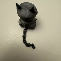 Sitting Cat with Movable Tail A01 - SKOF 3D - Thumbnail 2
