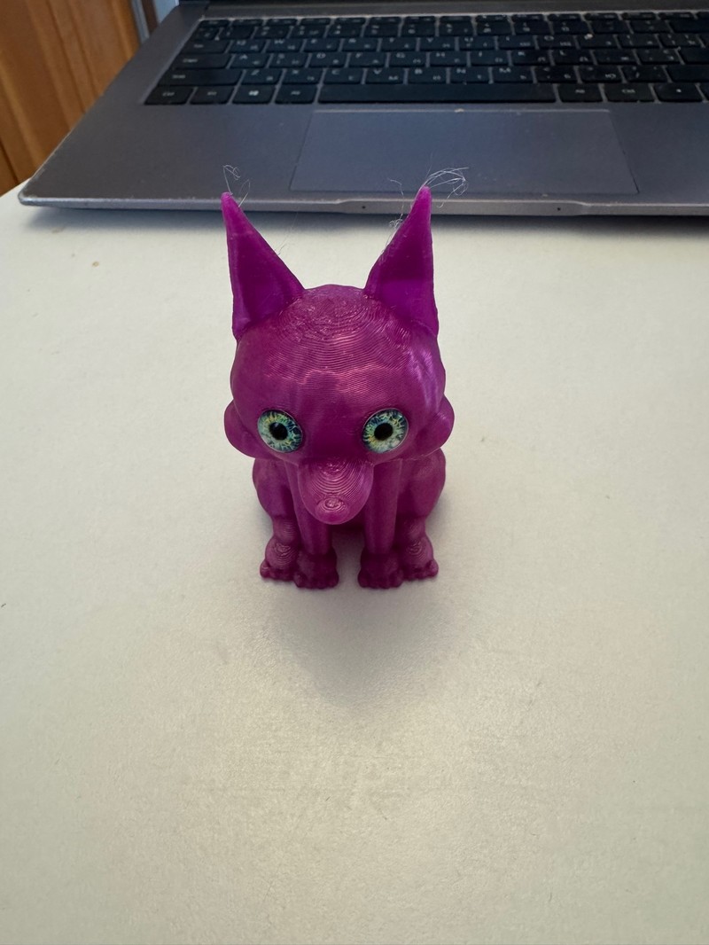 Cute Little Fox, Movable Tail (A02) | SKOF 3D