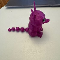 Cute Little Fox, Movable Tail (A02) | SKOF 3D - Thumbnail 2