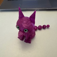 Cute Little Fox, Movable Tail (A02) | SKOF 3D - Thumbnail 4