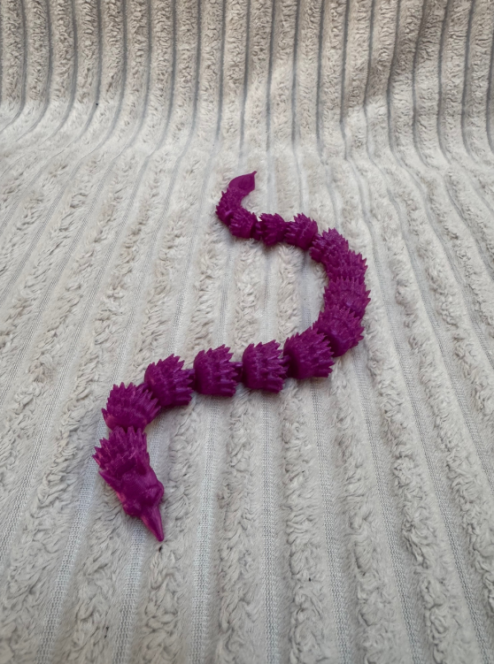 Articulated Fox Dragon D24 Flexi Toy | SKOF 3D