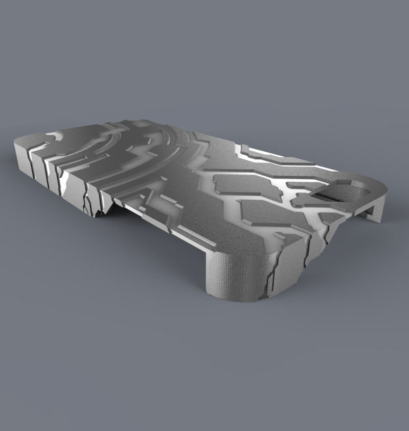 Halo/Tron Themed Case (iPhone 5)