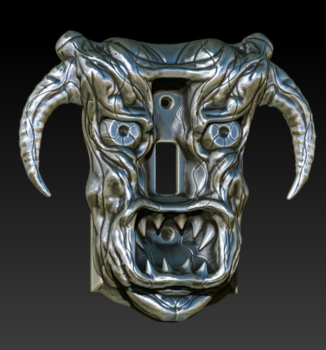 Demon Head Switch Plate