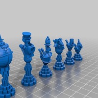 Steampunk Robot Chess - Thumbnail 2