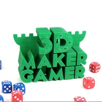 3D Maker Gamer Logo - Thumbnail 1
